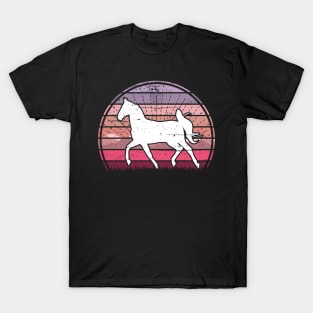 Horse Pink Sunset T-Shirt